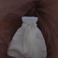 Img_0047.jpg Wedding dress cookies. Cookies were a sugar cookie with white chocolatefondant. Bride wanted cookies to look like her dress. Sorry picture...