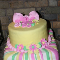 Pyper's Baby Shower I decided to do this cake very last minute so I only had a few hours to decorate. It matches Pyper's crib bedding, not the more...