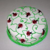 Ladybug Cake This is my attempt at the ladybug cake. I saw it on here, by normal_lady, and thought it was the perfect cake for a friend. Its chocolate...