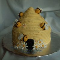 Bee Hive I should have check CC before making this cake. If I did, I would have used my Pampered Chef batter bowl! This looks more like a hut tha a...