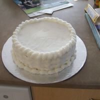 Basketweave A WASC cake with vanilla pudding filling and BC basketweave. Done for a friend of my husband's.