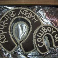 Horseshoe Cake My grandpa loved his cake..big time western guy.