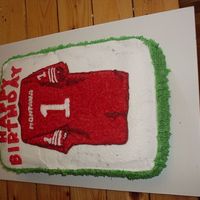 Montana Jersey This is my first 'stranger order'! It's for a little boy's first birthday (hence the 1 and not the 16 that it should be...