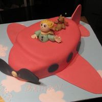 Red Airplane Made for a two year old boy. Mom wasnt happy with the colour- too pink. She wanted the same colour as shown in my album but as colour wasn...