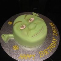 Shrek my first shrek cake!!