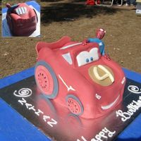 Lighting Mcqueen And Spidy This was for twin boys who liked different things.