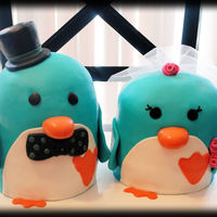 I Do Two penguins for a bridal shower!