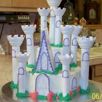 Princess Castle This was for my DD's 7th birthday. She loved it! I didn't have candy on hand, and tried to use RI to hold the towers, didn't...