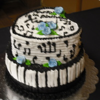 Music Dance Party Cake This was a last minute cake request about 1 week before the event without really any direction on a theme, so I asked some questions then...