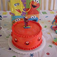 Elmo Birthday Cake Birthday cake for my 2 year old.