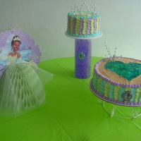 Princess Chocolate & marble cake with Butter cream, Also pippig gel.