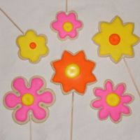 Flowers Practice cookies :)