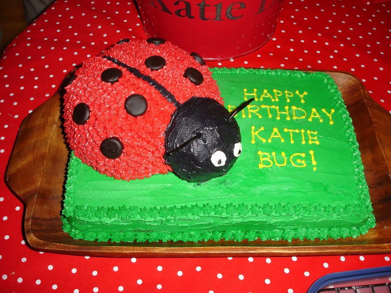 Lady Bug Cake My very fist cake! This was for my daughters first birthday. I hope it is OK to use ideas from people on this site! Thanks ladies for all...