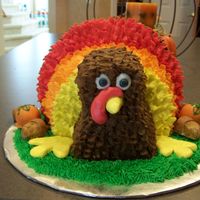 Turkey Cake Our very own tom turkey for dessert this thanksgiving