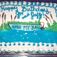 Kiss My Bass This was for my husband and brother in law's birthday.