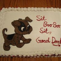 Boo Boo First week of class.