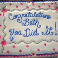 Congrats all buttercream