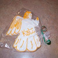 Angel nfsc w/ antonias icing...i was not all to happy with the way that this one turned out..but when i delivered the cookies she really liked it...