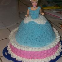 Cinderella Birthday Doll This is my first doll cake I made it for my granddaughters 4th birthday. It has some mistakes but I am happy with it and she loved it.