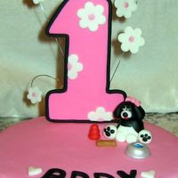 Top Of Addy's Cake Here's the top of Addy's birthday cake. All items are fondant. This was fun to make!