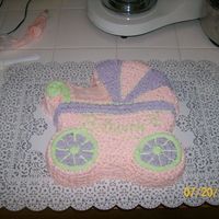 Baby Shower Cake It was really easy and really simple and the pan was just adorable!!!