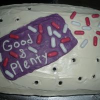 Good And Plenty Sorry about the candle holes.
