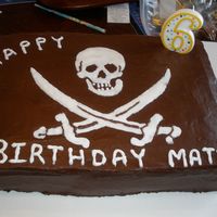 Pirate Cake For My 6 Yr Old 