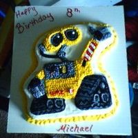 Wall-E Cake My sons 8th birthday cake.