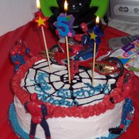 Spiderman THe first spiderman cake took too long so I decided to do this instead - Much faster by the way