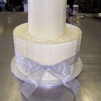 Chocolate Collar This is a 4 tier cake with a white chocolate collar