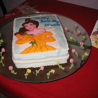 106_0604.jpg Belle cake - From Beauty and the Beast, whch I made for my daughters 6th Birthday. Love making cakes as a hobby - Shalini