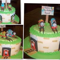 Thomas The Train i did this cake for a three year old boy who loves thomas and percy. thank you to the wonderful designs on cc (sorry i don't know the...