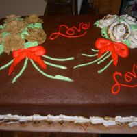 Wilton I Final Cake My Wilton I final cake! I went into my last class trying to use the techniques I hadn't quite tried yet so I had my instructor there...