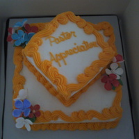 Cake For My Pastor A cake I made fo my Pastors' Appreciation Day.......