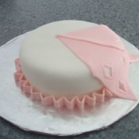 My First Fondant This is my first ever fondant cake, assembled with much help from my cousin, who is coincidentally my cake teacher. I think it turned very...