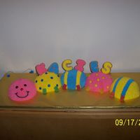 Catapillar Worm Cake 