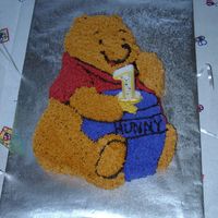 Winnie The Pooh Cake for my oldest daughters first birthday