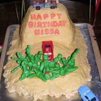 Disney Cars 3Rd Birthday Cake My dd loves the movie Cars. She laughs hardest when McQueen ends up in the cactus. She turned 3 on Thursday and this is her cake from the...