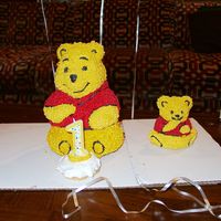 Baby Daughters 1St Birthday Cake 2004 Another Winnie the Pooh cake for my daughters first birthday.