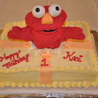 Elmo Cake I had no idea what kind of cake to do for my daughter's first birthday. She has shown a lot of interest in an Elmo doll so I decided...