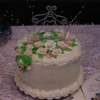 Top For Martha And John's Cake I liked the way this picture showed the top of this cake. It was a small onethat traveled from N. Georgia to Lake Martin in Alabama. I...