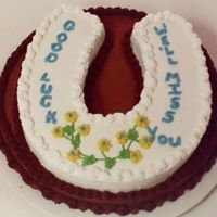 Good Luck For a co-worker who was leaving to work in a different part of the company.