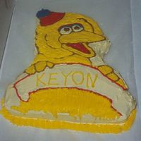 Big Bird I made this cake for my nephew 3rd B-Day. We had a Sesame Street theme party I made all the cake, five total. Cake is Vanilla with...