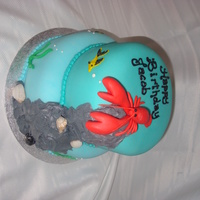 Sea Life I made this cake for a boy who was sharing his birthday with the anniversary of his grandfather's death, both an adult and child...