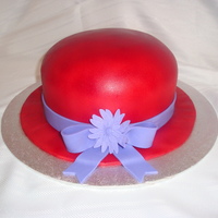 Red Hat Society I made this cake for a lady who's mother really wanted to be a part of the red hat society