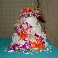 Hawaii-Jills_Wedding-Emma_B-D.jpg A couple of my friends got married in Jamaica and then had a reception when they got back. I tried to give them a tropical feeling cake. It...