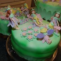 Fairy Celebration The fairies gather to celebrate the birth of a new baby fairy with a hand made quilt, fresh flowers and more!