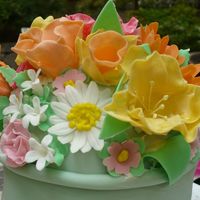 Mother's Day Bouguet I decided I wanted to try gumpaste flowers for a Mother's Day cake. I had a lot of fun! I can't wait to try more!