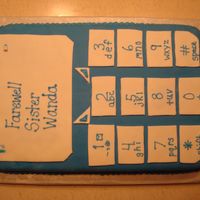 Cell Phone Cake this was a last minute cake I had to make before working a 14 hour shift at my job. Turned out pretty good.