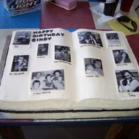 This Is Your Life - Scrapbook My first posting to the board. We made this cake for my sister's Black & White themed 40th birthday. She is very involved in scrap...